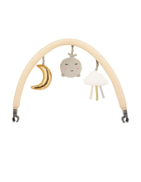 Cestovní postýlka MoMi BELOVE PLUS béžová