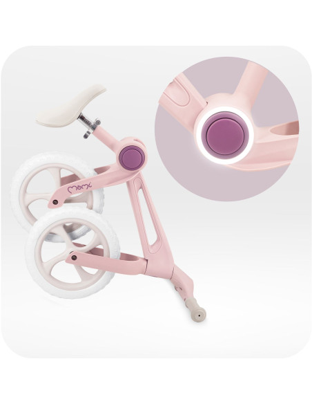 Odrážedlo MoMi NORU skládací růžové