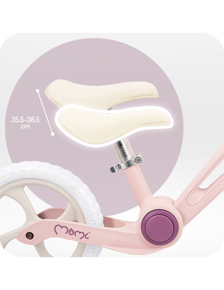 Odrážedlo MoMi NORU skládací růžové