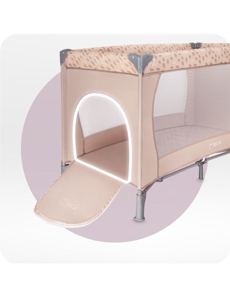 Cestovní postýlka MoMi BELOVE béžová