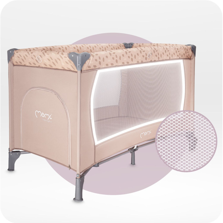 Cestovní postýlka MoMi BELOVE béžová