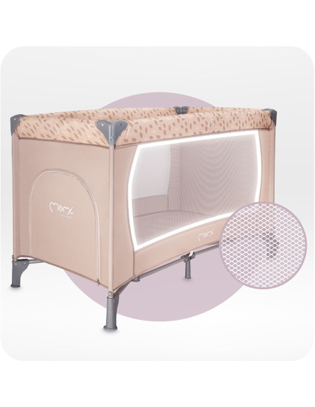 Cestovní postýlka MoMi BELOVE béžová