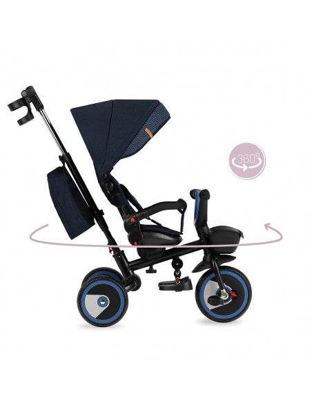 Tříkolka MoMi INVIDIA 5v1 modrá (poškozený obal)