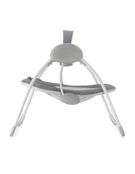 Houpací lehátko s melodiemi MoMi LISS šedé