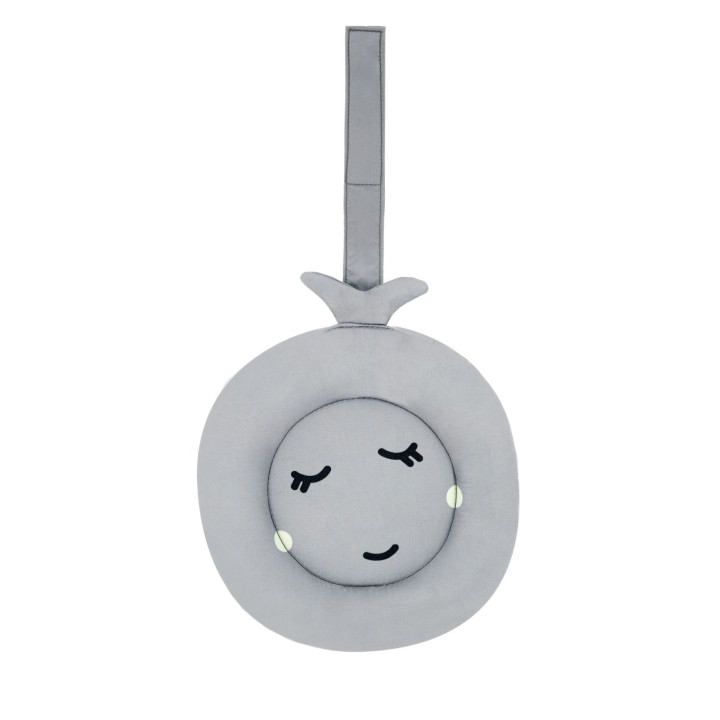 Houpací lehátko s melodiemi MoMi LISS šedé