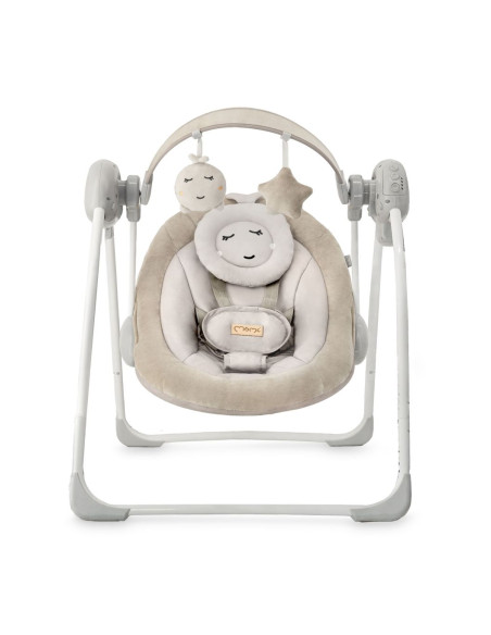 Houpací lehátko s melodiemi MoMi LISS béžové