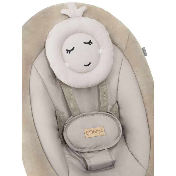 Houpací lehátko s melodiemi MoMi LISS béžové