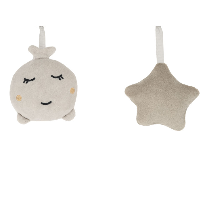 Houpací lehátko s melodiemi MoMi LISS béžové