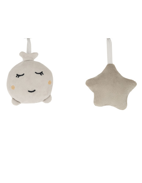 Houpací lehátko s melodiemi MoMi LISS béžové