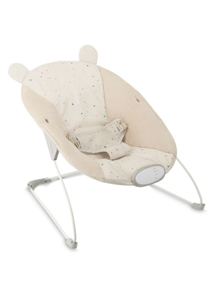Vibrační lehátko s melodiemi MoMi GLOSSY béžové