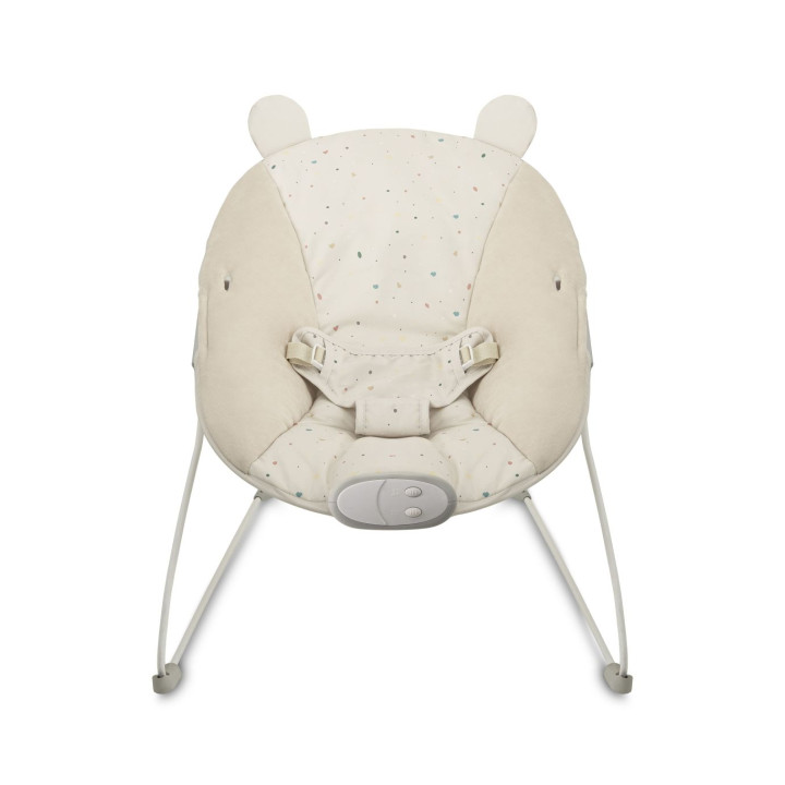 Vibrační lehátko s melodiemi MoMi GLOSSY béžové