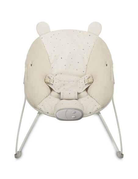 Vibrační lehátko s melodiemi MoMi GLOSSY béžové