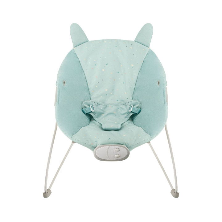 Vibrační lehátko s melodiemi MoMi GLOSSY modré