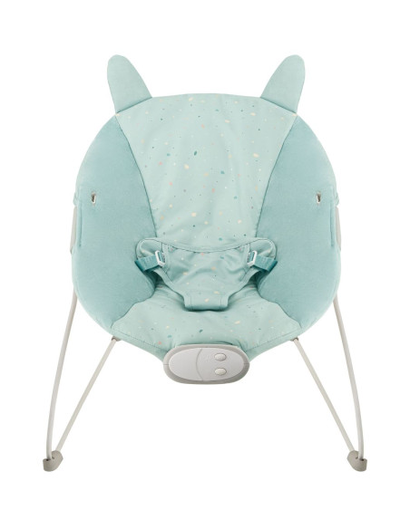 Vibrační lehátko s melodiemi MoMi GLOSSY modré