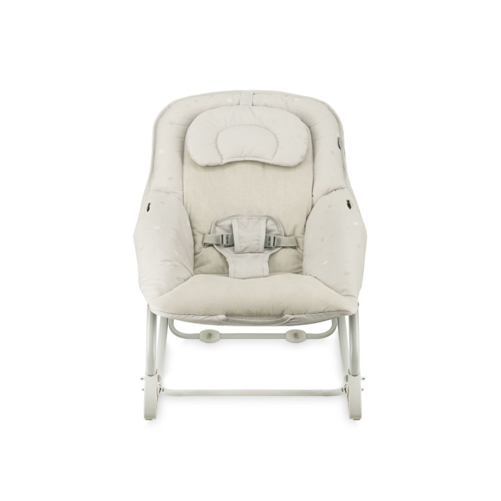 Vibrační lehátko s melodiemi MoMi LAPIS světle šedé