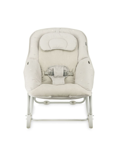 Vibrační lehátko s melodiemi MoMi LAPIS světle šedé