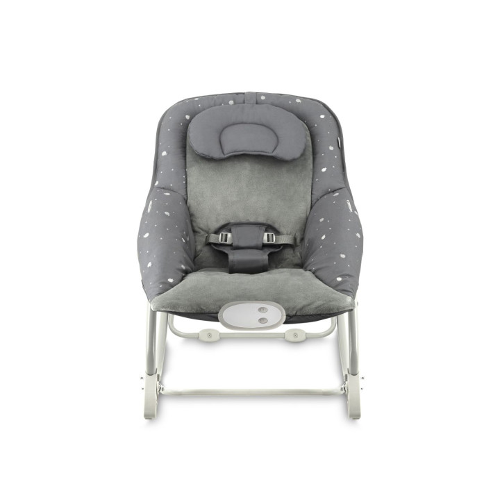 Vibrační lehátko s melodiemi MoMi LAPIS tmavě šedé