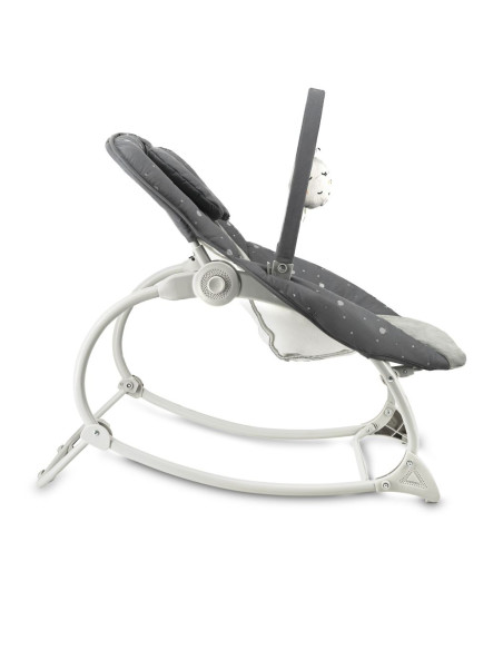 Vibrační lehátko s melodiemi MoMi LAPIS tmavě šedé