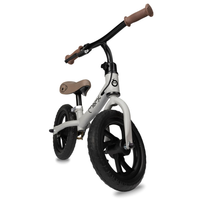 Odrážedlo MoMi BREKI s brzdou šedé