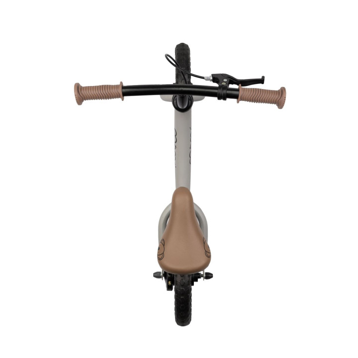 Odrážedlo MoMi BREKI s brzdou šedé