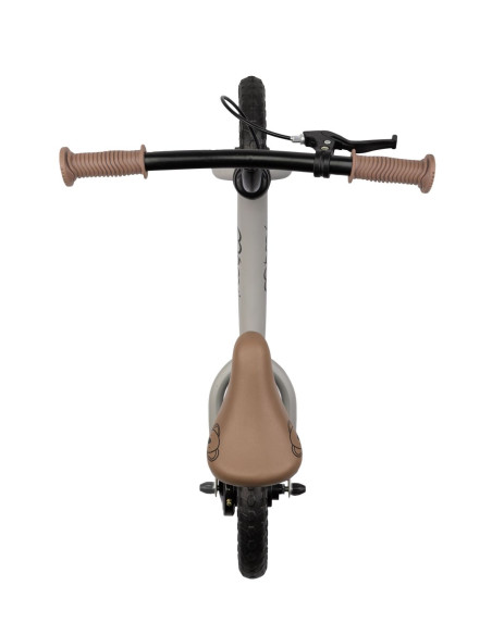 Odrážedlo MoMi BREKI s brzdou šedé