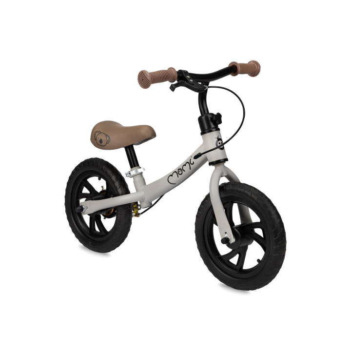 Odrážedlo MoMi BREKI s brzdou šedé