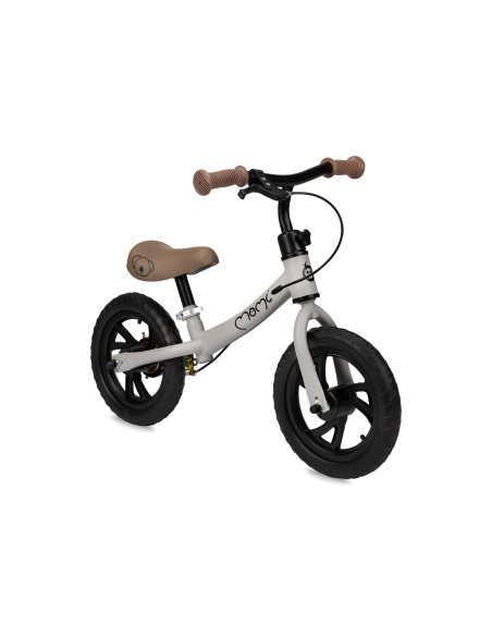 Odrážedlo MoMi BREKI s brzdou šedé