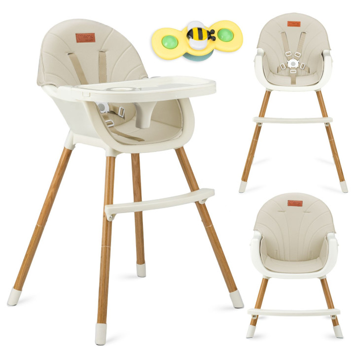 copy of Jídelní židlička MoMi REKI béžová