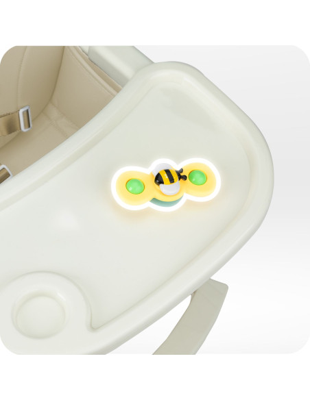 Jídelní židlička MoMi REKI béžová