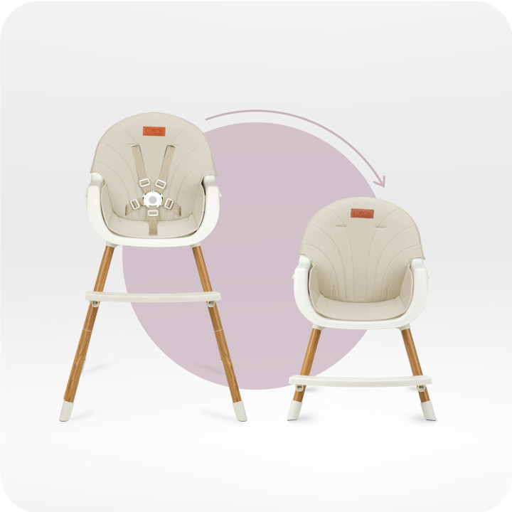 copy of Jídelní židlička MoMi REKI béžová