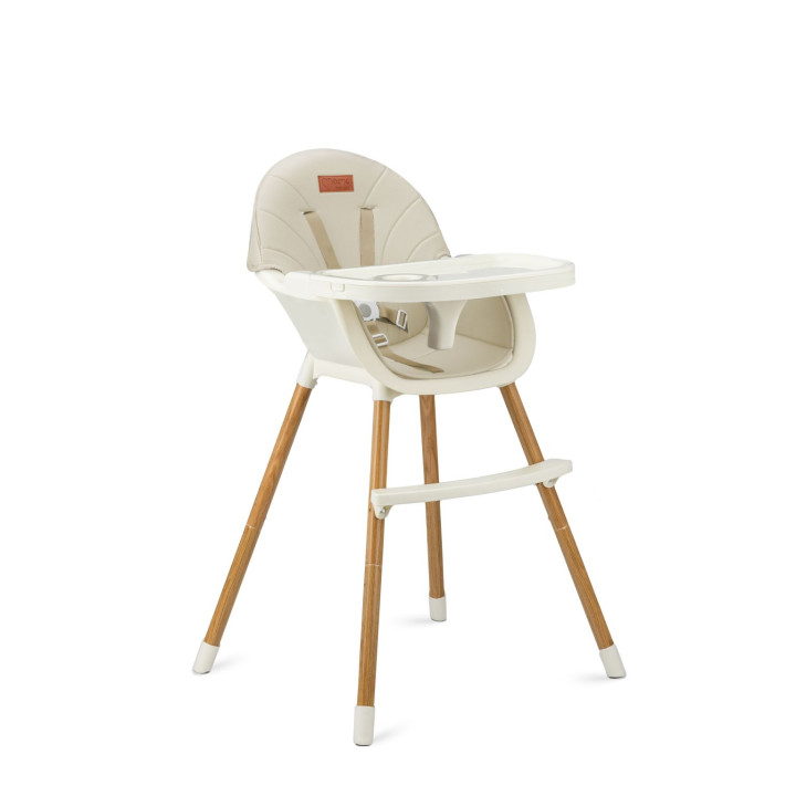 Jídelní židlička MoMi REKI béžová
