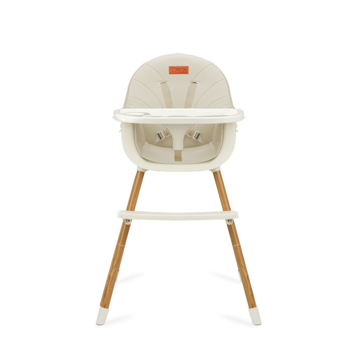 Jídelní židlička MoMi REKI béžová