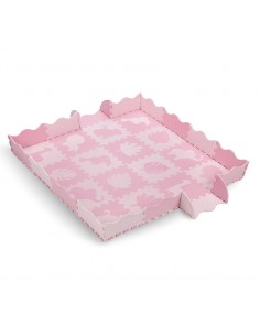 Hrací podložka pěnové puzzle MoMi ZAWI růžová (poškozený obal) 2