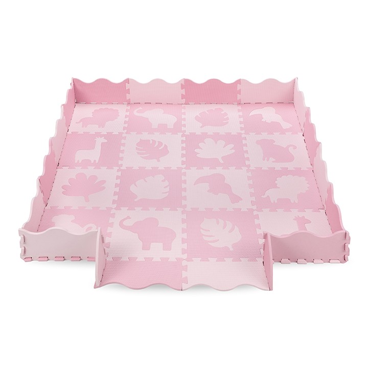 Hrací podložka pěnové puzzle MoMi ZAWI růžová (poškozený obal)