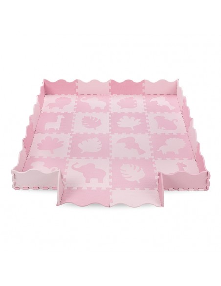 Hrací podložka pěnové puzzle MoMi ZAWI růžová (poškozený obal)