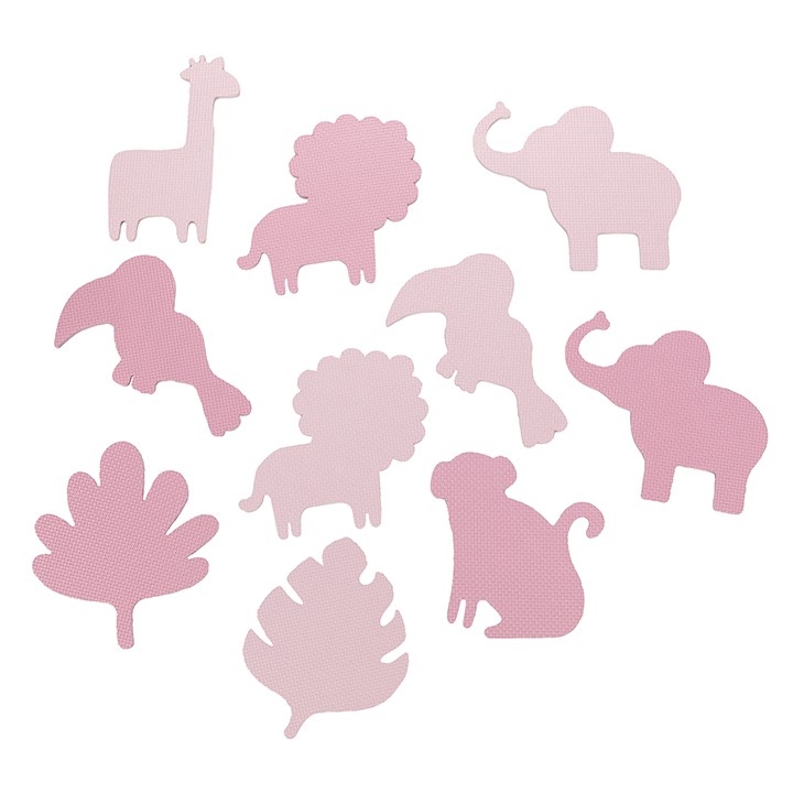 Hrací podložka pěnové puzzle MoMi ZAWI růžová (poškozený obal)