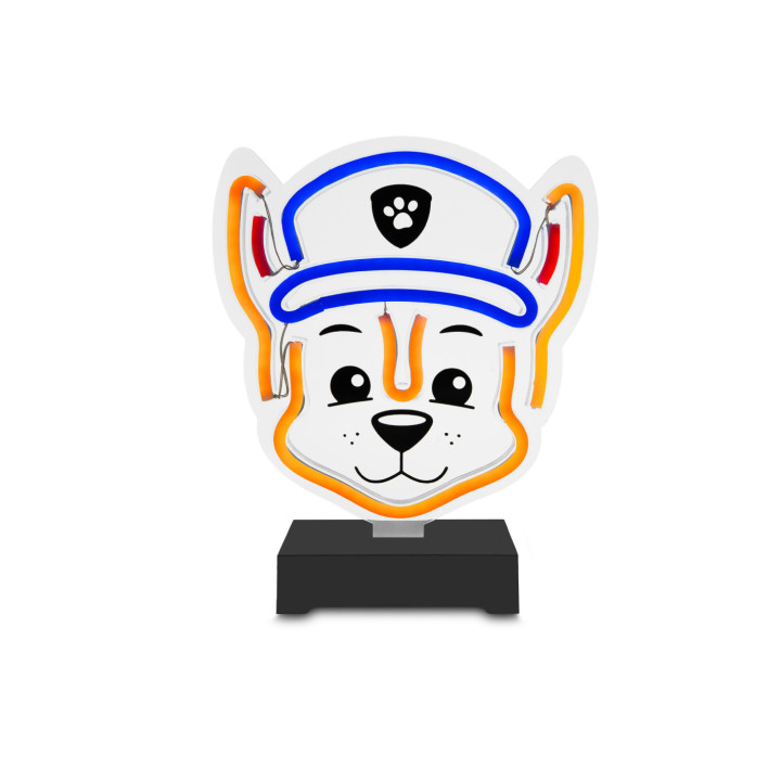 Dekorativní LED neon na stojanu Tlapková patrola - Chase