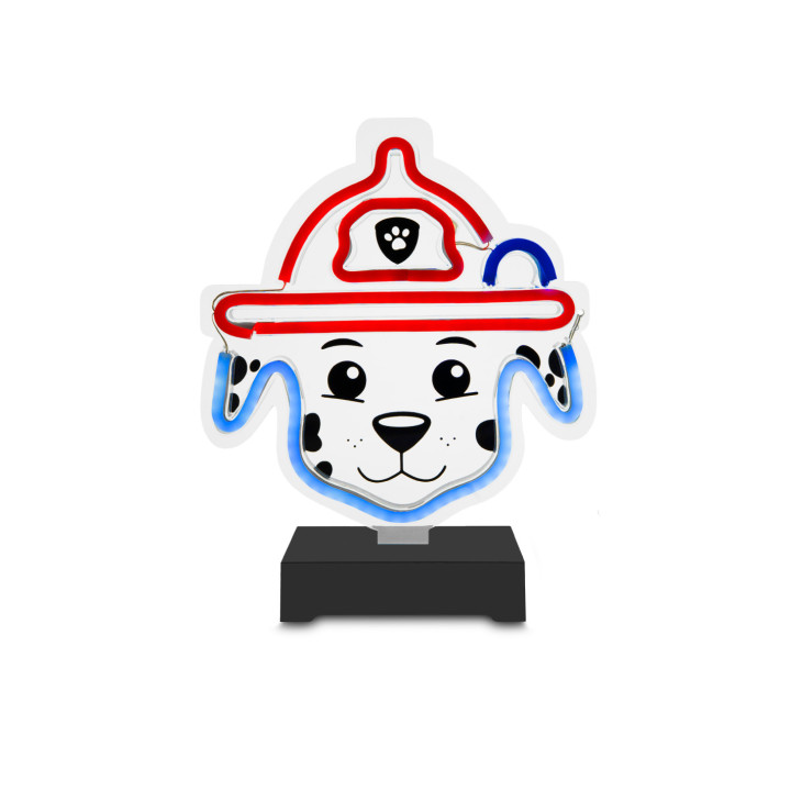 Dekorativní LED neon na stojanu Tlapková patrola - Marshall