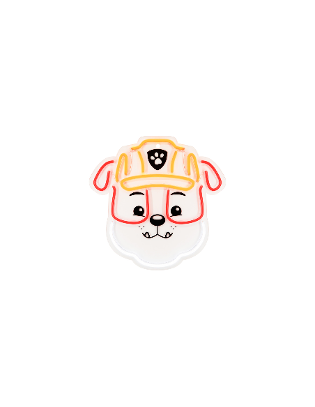 Dekorativní LED neon Tlapková patrola - Rubble