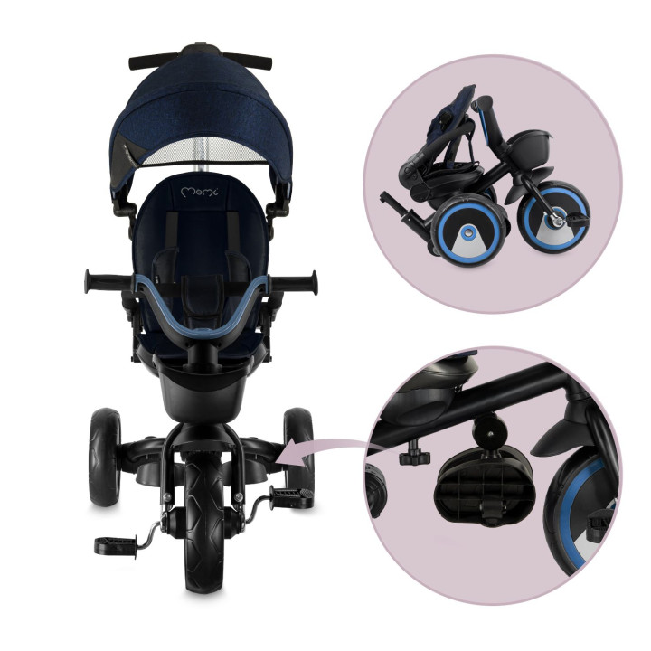 Tříkolka MoMi IVI modrá