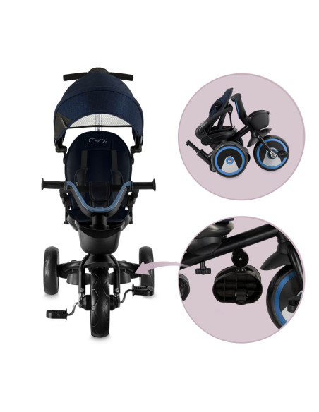 Tříkolka MoMi IVI modrá