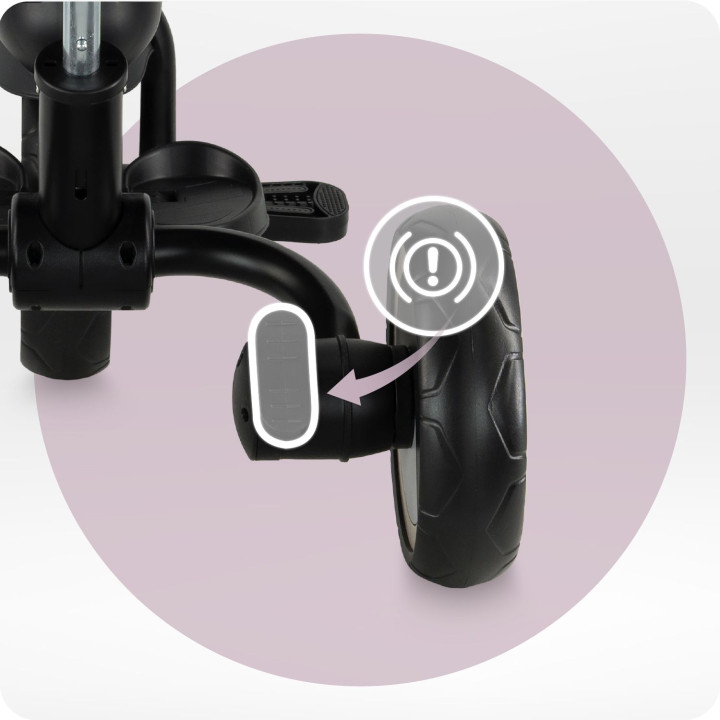 Tříkolka MoMi IVI růžová