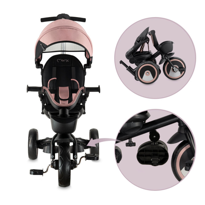 Tříkolka MoMi IVI růžová