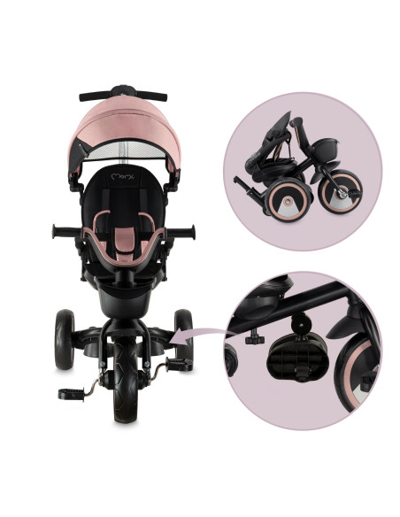 Tříkolka MoMi IVI růžová