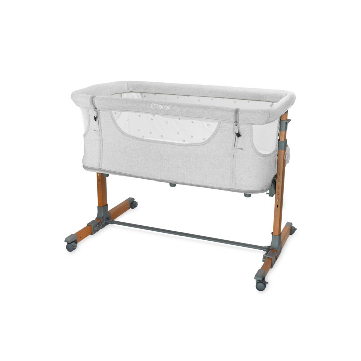 Postýlka MoMi SMART BED 4v1 světle šedá