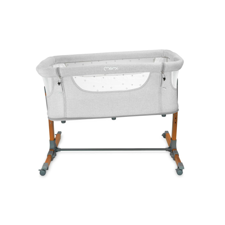 Postýlka MoMi SMART BED 4v1 světle šedá