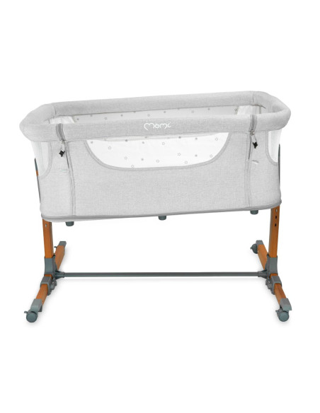 Postýlka MoMi SMART BED 4v1 světle šedá