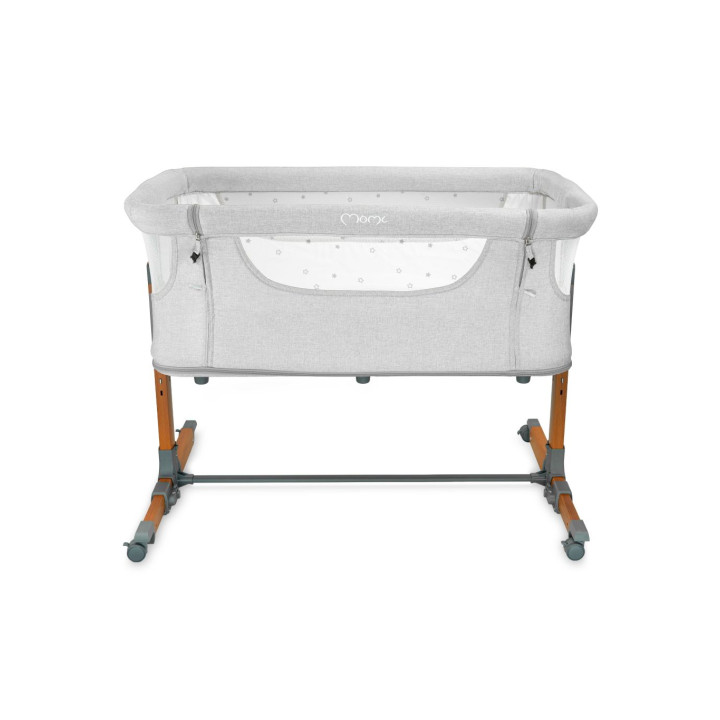 Postýlka MoMi SMART BED 4v1 světle šedá