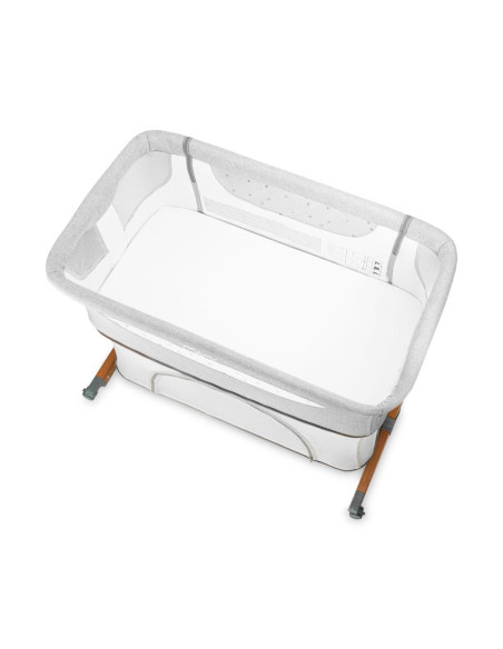 Postýlka MoMi SMART BED 4v1 světle šedá