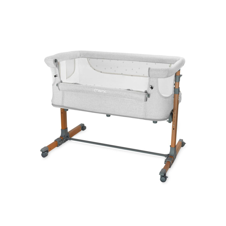 Postýlka MoMi SMART BED 4v1 světle šedá